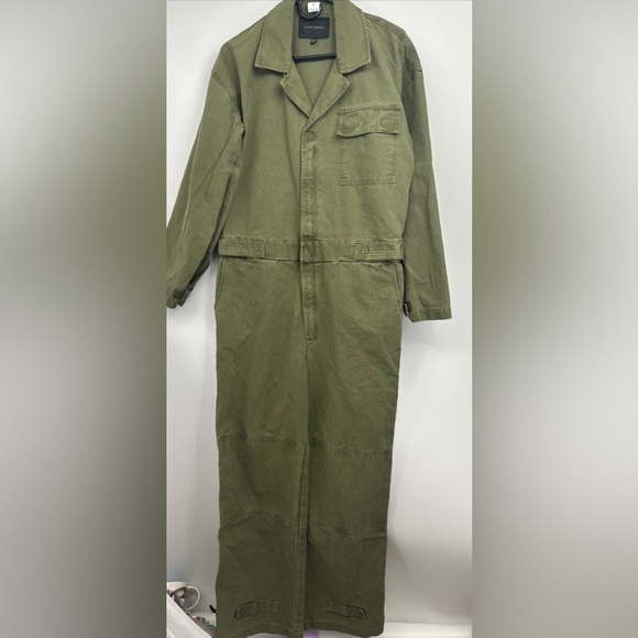 Spirit Jersey Army Green Jumpsuit Small NWOT Unisex Work suit - Picture 1 of 5